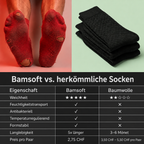 BamSocks | Chaussettes en bambou antibactériennes (taille 42-48)